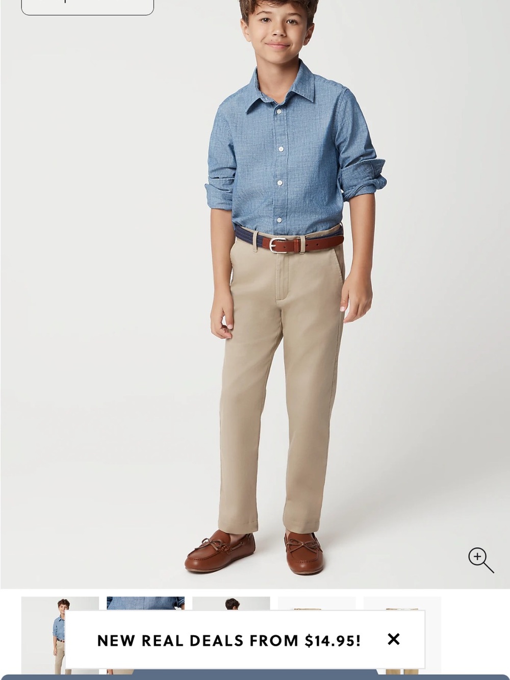 J.Crew Factory Crewcuts Boys Slim Chino Flex